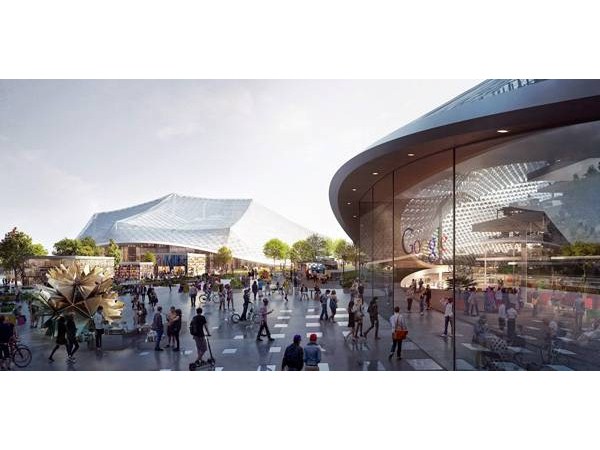 ఆధునిక ప్రపంచాన్ని తలపిస్తున్న గూగుల్ కొత్త హెడ్ కార్టర్స్ నమూనా