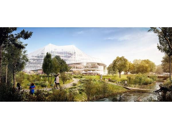 ఆధునిక ప్రపంచాన్ని తలపిస్తున్న గూగుల్ కొత్త హెడ్ కార్టర్స్ నమూనా