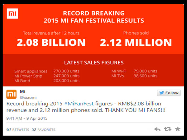 స్మార్ట్‌ఫోన్ విక్రయాల్లో షియోమి సరికొత్త రికార్డ్!
