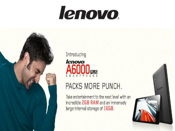 లెనోవో ఏ6000 ప్లస్ వచ్చేసింది