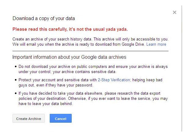 మీ గూగుల్ సెర్చ్ హిస్టరీని డౌన్‌లోడ్ చేసుకోవాలంటే..?