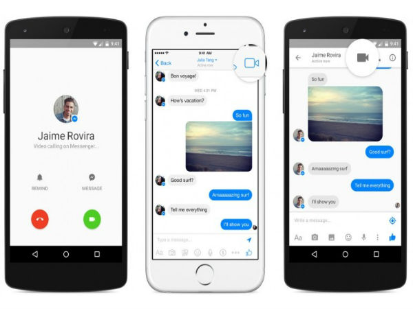 వీడియో కాలింగ్‌తో ఫేస్‌బుక్ మెసెంజర్ యాప్