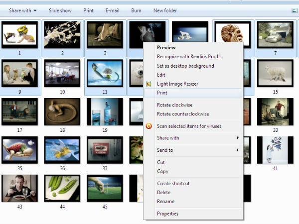 ఒకే పేజీలో అనేక ఫోటోల్ని ప్రింట్ తీసుకోవటం ఏలా..?