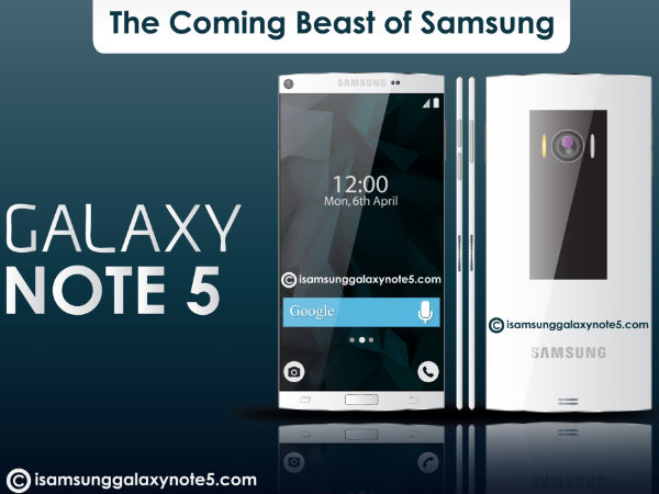 సామ్‌సంగ్ గెలాక్సీ నోట్ 5: 10 హాటెస్ట్ కాన్సెప్ట్స్