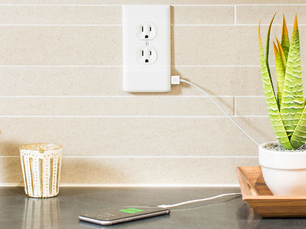 పవర్ ప్రాంగ్ పేటెంట్ టెక్నాలజీతో కూడిన స్నాప్‌పవర్ చార్జర్