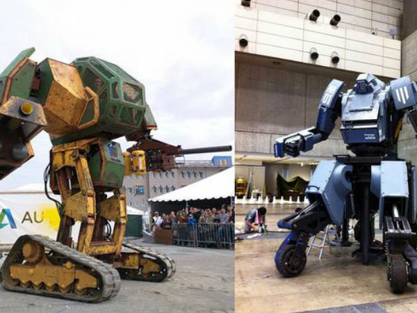 అమెరికా, జపాన్‌లు డిజైన్ భారీ రోబోట్లు