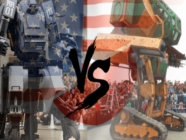 అమెరికా, జపాన్‌లు డిజైన్ భారీ రోబోట్లు