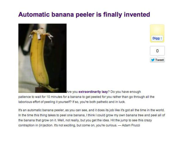 బద్ధకస్తుల కోసం డిజైన్ చేయబడిన పలు క్రియేటివ్ గాడ్జెట్‌లు