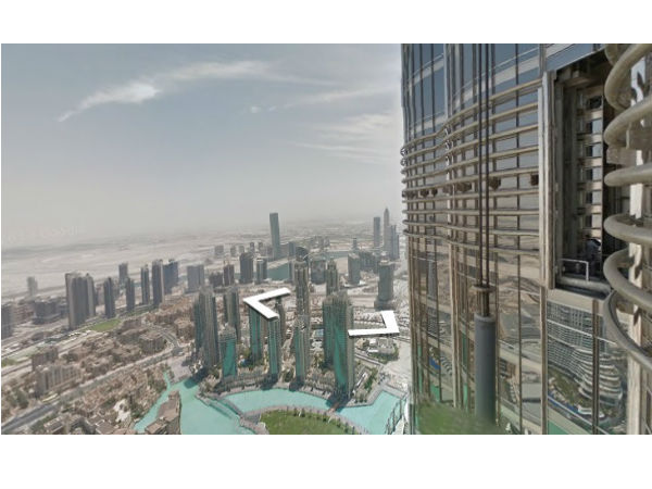 బుర్జ్ ఖలీఫా భవనానికి సంబంధించి గూగుల్ స్ట్రీట్ వ్యూ వీక్షణలు