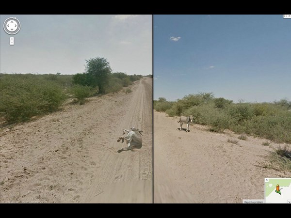 అనుమానాస్పద గూగుల్ స్ట్రీట్ వ్యూ ఫోటోలు