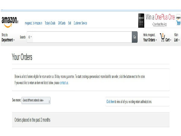 అమెజాన్‌లో ఆర్డర్ చేసిన వస్తువును రిటర్న్ చేయాలంటే..?