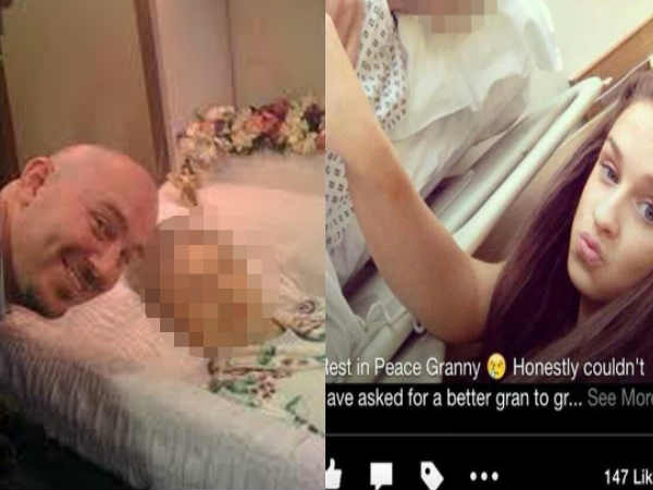 సెల్పీలు ఏరుకుంటున్నారు 