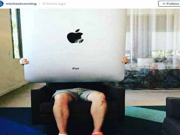 ఐ పాడ్ ను ఇలా పట్టుకుంటే ఇక పని ఎలా చేసేది