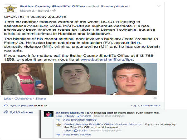 బిస్కో క్రైం వారెంట్ జారీ 