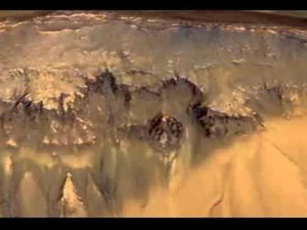 నీటి ప్రవాహం కారణంగానే ఇలాంటి ఎత్తుపల్లాలు