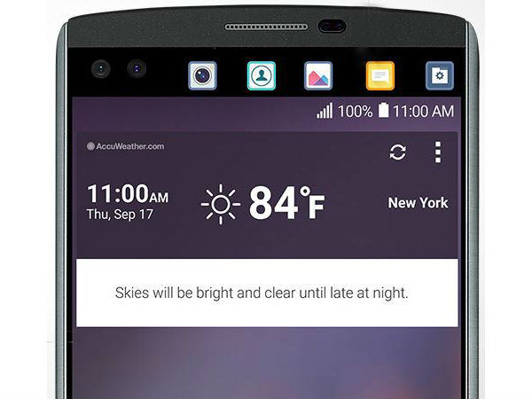 LG V10 ప్రధాన స్పెసిఫికేషన్‌లు ఈ విధంగా ఉన్నాయి
