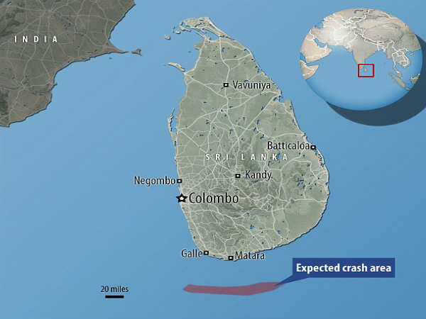 శ్రీలంక తీరానికి 40 కిలోమీటర్ల దూరంలోని హిందూ మహసముద్రంలో...