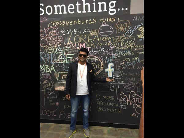 Here Write Ram Charan Tej at Facebook 1