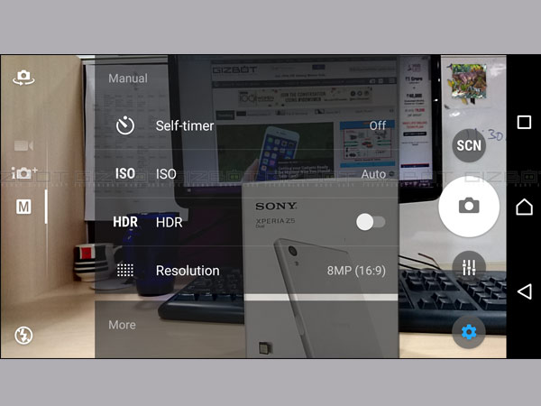 ఎక్స్‌పీరియా జెడ్5 కెమెరా స్పెక్స్ విషయానికొస్తే..