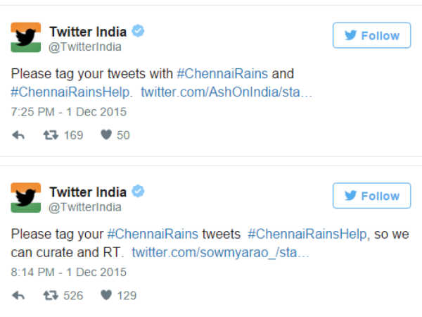 ట్విట్టర్ ఇండియా చేయూత 