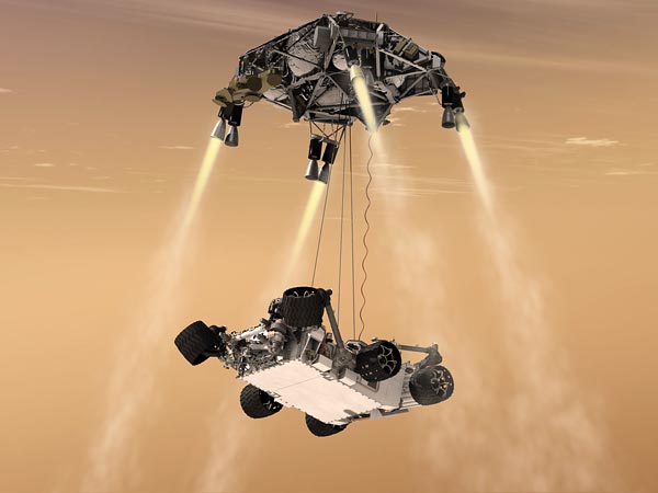 వ్యోమనౌక బరువును బట్టి..