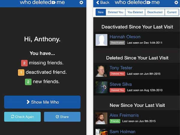 ఎవరైనా తమ ఫేస్ బుక్ ఖాతాను డియాక్టివ్ చేసుకున్నా