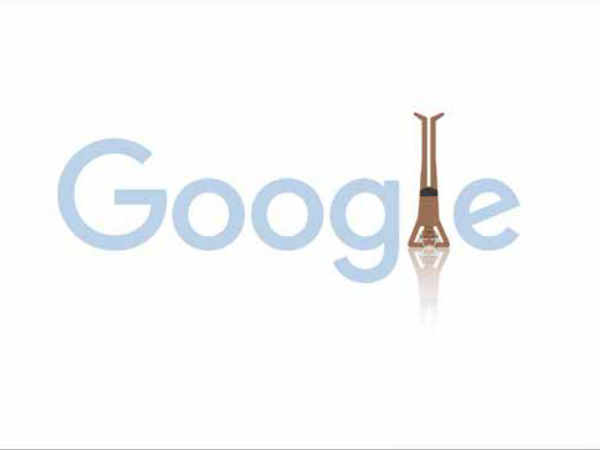 గూగుల్ అక్షరాల్లో ఒదిగిన యోగా యోధుడు