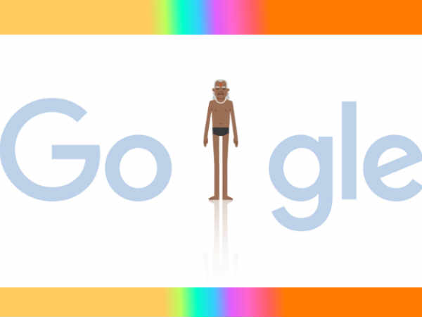 గూగుల్ అక్షరాల్లో ఒదిగిన యోగా యోధుడు