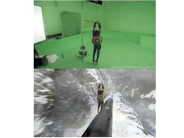 కెప్టెన్ అమెరికాలో విజువల్ ఎఫెక్ట్స్ 