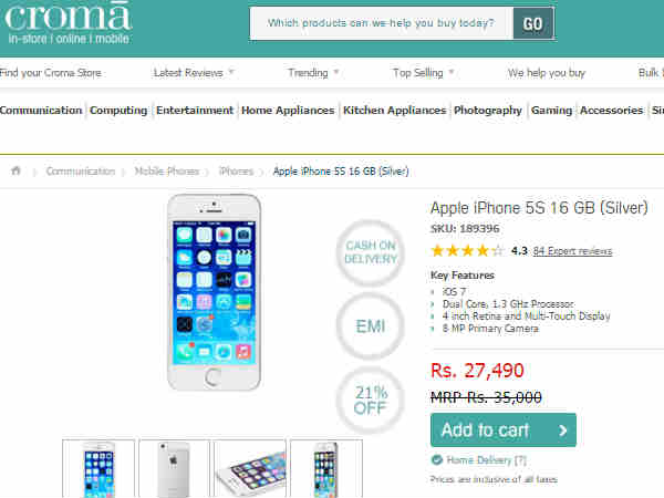 10 బెస్ట్ ఐఫోన్ 5ఎస్ డీల్స్‌