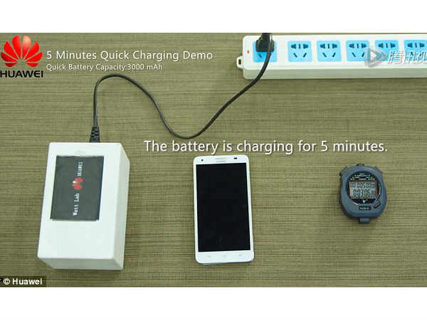 3000 ఎమ్ ఏ హెచ్ తో బ్యాటరీని హువాయ్ కంపెనీ