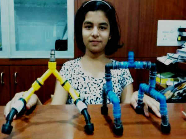  కొంచం నీటితోనే స్నానం, 12 ఏళ్ల బాలిక సరికొత్త ప్రయోగం