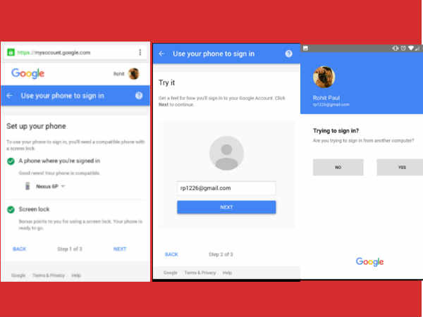 ఫిజికల్ యూఎస్బీ కీ ఆథెంటికేషన్' 'మొబైల్ వెరిఫికేషన్' 