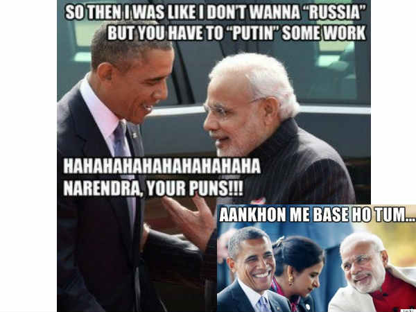 ప్రధాని నరేంద్ర మోడీ అలాగే అమెరికా అధ్యక్షుడు