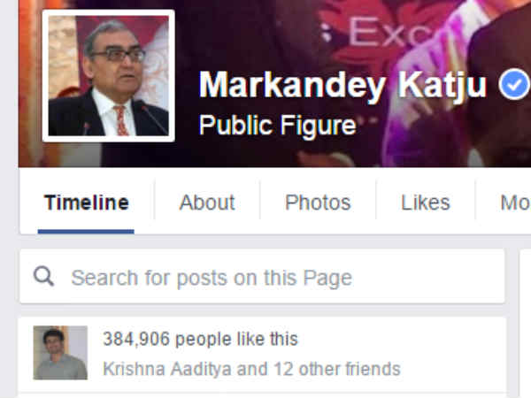 ఫేస్‌బుక్‌లో తన అభిప్రాయాలను పంచుకోవడం ద్వారా.