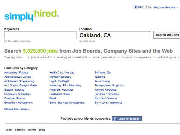 సింప్లీ‌హైర్డ్ (SimplyHired.com)