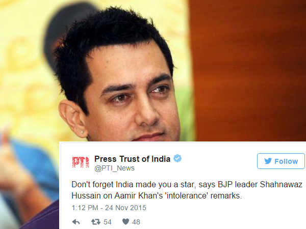 అమీర్ ఖాన్ వ్యాఖ్యలపై నెటిజన్ల స్పందన