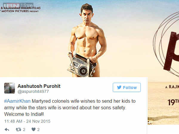 అమీర్ ఖాన్ వ్యాఖ్యలపై నెటిజన్ల స్పందన