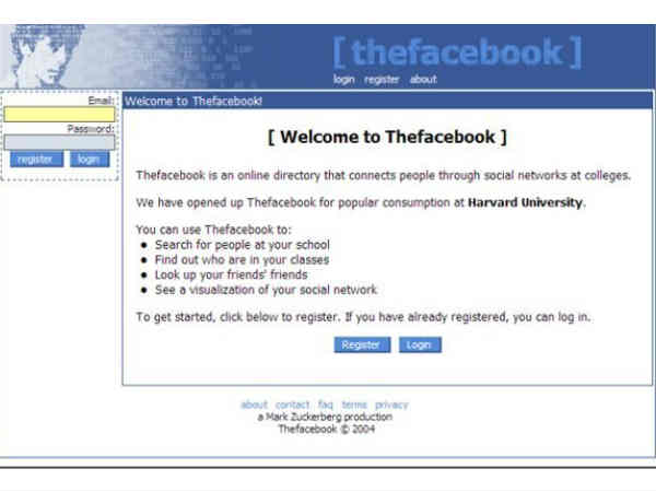 2004లో ఫేస్‌బుక్