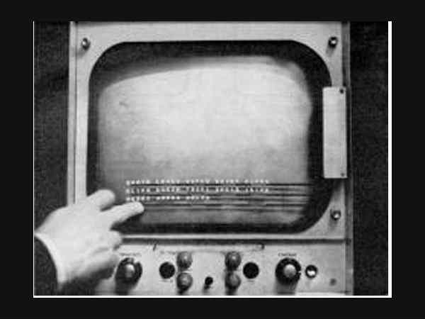 ఫస్ట్ టచ్ స్క్రీన్ - 1965