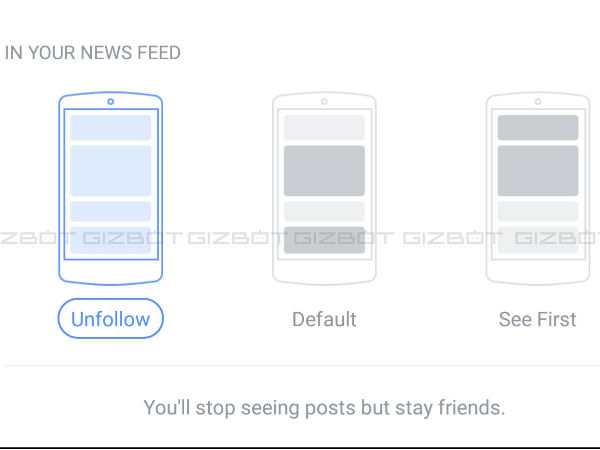ఎలియమినేట్ ( Eliminate a friend’s posts)