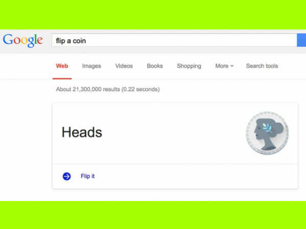 ప్లిప్ ఏ కాయిన్ ( Flip A Coin)