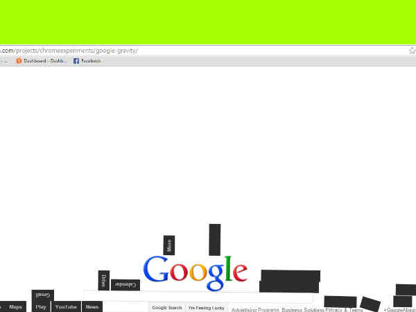 గూగుల్ గ్రేవిటీ ( Google Gravity )