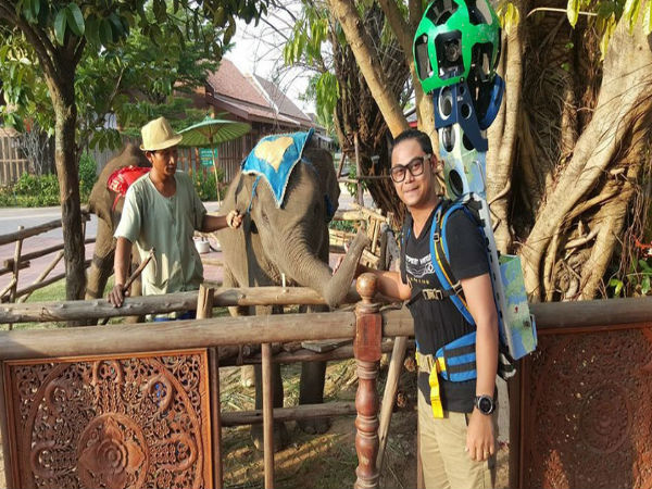 18 కిలోల బరువును మోస్తూ 500 కిలోమీటర్లు నడిచాడు