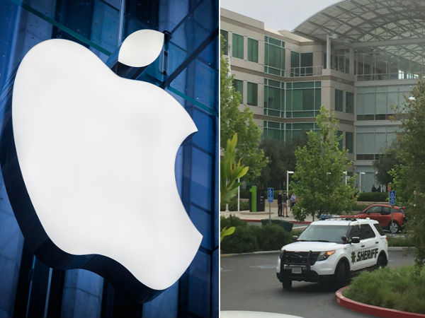 యాపిల్ ప్రధాన కార్యాలయంలో ఓ అనుమానాస్పద సంఘటన