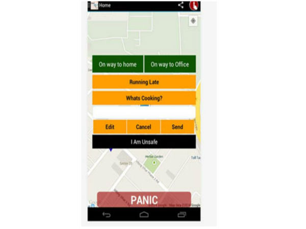 మహిళల సెక్యూరిటీ కోసం డిజైన్ చేయబడిన  ప్రత్యేకమైన యాప్స్‌