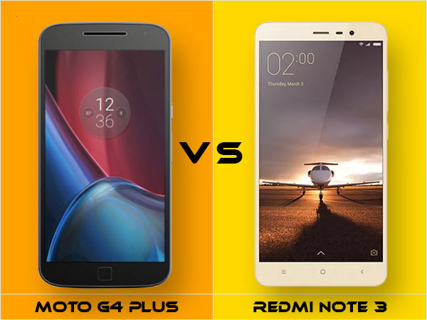 మోటో జీ4 ప్లస్ vs షియోమీ రెడ్మీ నోట్ 3