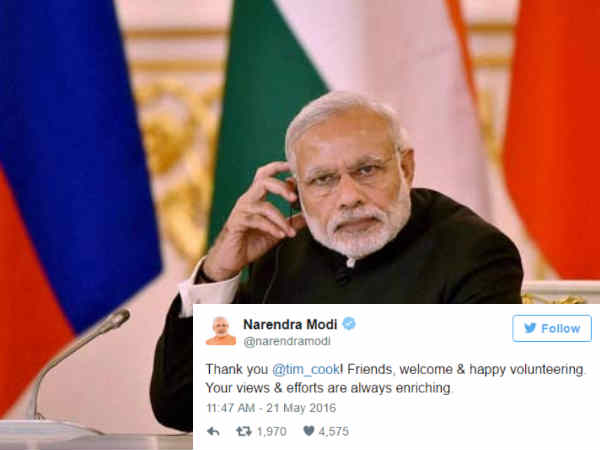 మరో వెయ్యేళ్లు ఇండియాలోనే : ప్రధానితో ఆపిల్ సీఈఓ ముచ్చట్లు 