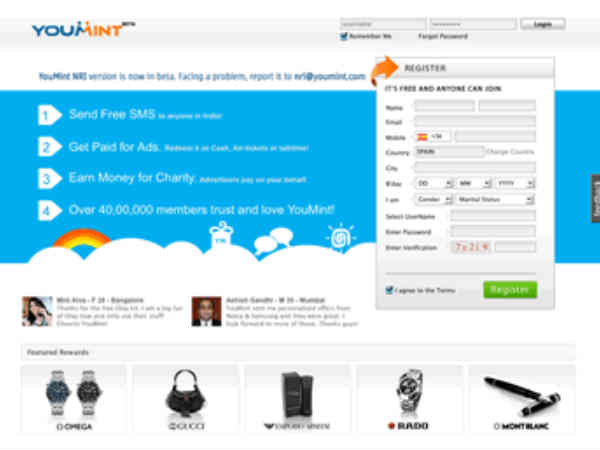 ఈ సైట్లలో ఎసెమ్మెస్లు ఉచితంతో పాటు అన్ లిమిటెడ్