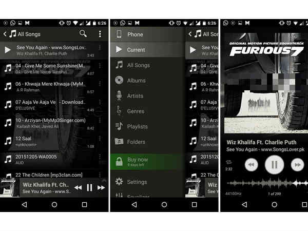  ఆండ్రాయిడ్ ఫోన్లకోసం బెస్ట్ మ్యూజిక్ ప్లేయర్ యాప్స్ 